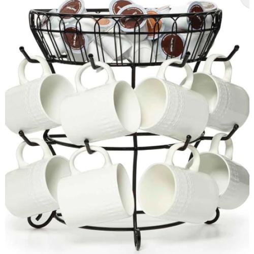 Mikasa Countryside Mug Tree with Basket