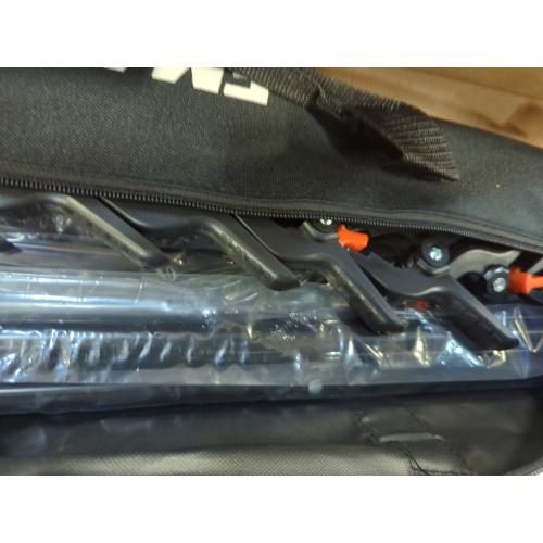 EMART Backdrop Stand 10x7ft(WxH) Photo Studio Adjustable Background Stand Support kit with 2 Crossbars, 8 Clamps, 2 Sandbags and Carry Bag for Parties, Events Decoration, Wedding, Photography