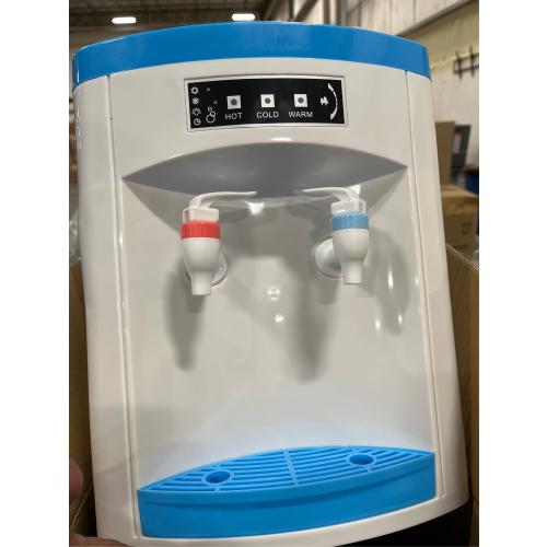 Top Loading Water Cooler Dispenser, Countertop 5 Gallon Hot Cold Water Dispenser for Home and Office, White