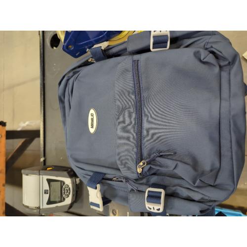 Dark Blue Kawaii Backpack with Cute Accessories Casual Aesthetic Daypack Simple Laptop Bag Waterproof Travel Rucksack for Women (dark blue)
