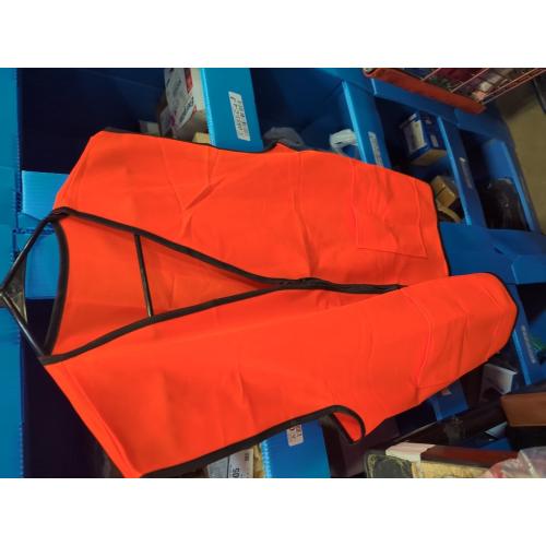 ATHX Blaze Orange Hunting Vest Unisex Lightweight Hunting Fishing High Visibility Zipper Front Safety Vest with Pockets