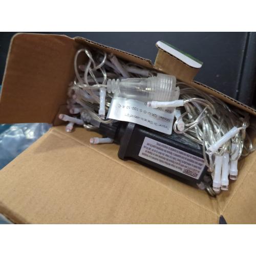 33ft 100 LED Red Christmas Lights, 8 Modes LED String Lights Outdoor Waterproof, Clear Wire LED Lights for Valentine's Day, Bedroom, Party, Christmas, Halloween Decor-Red