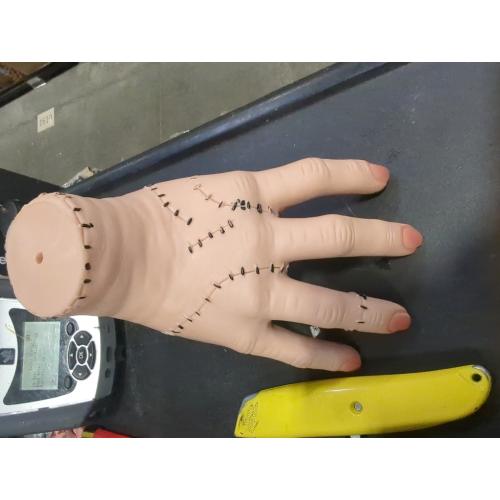 Wednesday Addams Family Hand Props, Halloween Cosplay Hand by Addams Family, Cosplay Hand Scary Props Decorations Gift for Family