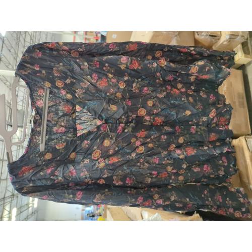 Lucky Brand Women's Floral Printed Bell Sleeve Top. Size medium