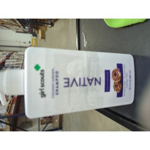 Limited Edition Coconut Caramel Cookie Moisturizing Shampoo – 16.5 fl oz, Hydrating Shampoo for All Hair Types, Nourishing Formula with Delicious Scent Loofah (Pack of 1, Coconut Caramel)