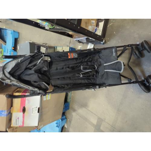 Ingenuity 3D Mini Convenience Stroller – Lightweight Stroller with Compact Fold, Multi-Position Recline, Canopy with Pop Out Sun Visor and More – Umbrella Stroller for Travel and More, Gray