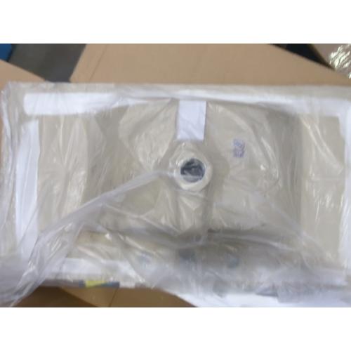 JONATHAN Y SNK1003C Ancillary 3-Hole 36 in. W x 18.25 in. D Classic Contemporary Rectangular Ceramic Single Sink Basin Vanity Top, White Marble Effect