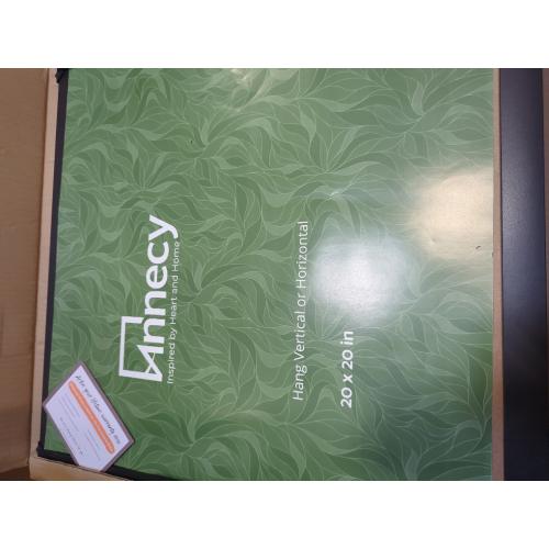 Annecy 20x20in Black Picture Frame