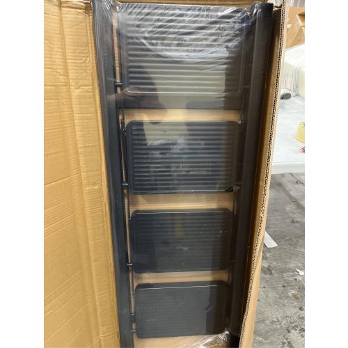 Step Ladder 4 Step Folding, Sturdy 330 Lbs Small Step Stool for Adults, Closet Step Stool Ladder with Anti-Slip Wide Pedals, Portable Folding Ladder for Home Kitchen Office