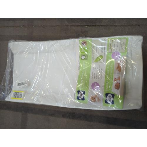 Baby Changing Pad with Secure Strap 32 x 16, Changing Diaper Mat for Table Dresser Change Station Soft, White