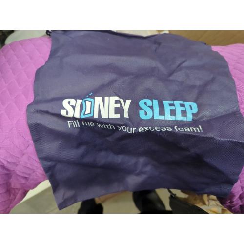 Sidney Sleep Pillow for Side and Back Sleepers - Comfort for Neck and Shoulder Pain - Adjustable and Customizable Shredded Memory Foam Filling - Queen Size - Additional Foam Fill Included Magenta
