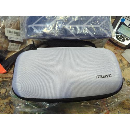 YOREPEK Golf Glove Holder with Removable Glove Shaper, Protective Hard Shell Golf Accessories Case Bag with 2 Dividers Fits Balls, Tees, Markers, Cool Gifts for Golfers