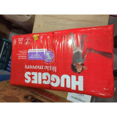 Huggies Size 6 Diapers, Little Movers Baby Diapers, Size 6 56 Count