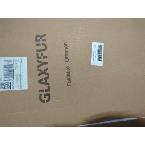 GLAXYFUR 43.3 inches Folding Storage Ottoman Bench Storage Chest Footrest for Bedroom, Entryway and Living Room, Holds up to 660 lb Dark Grey