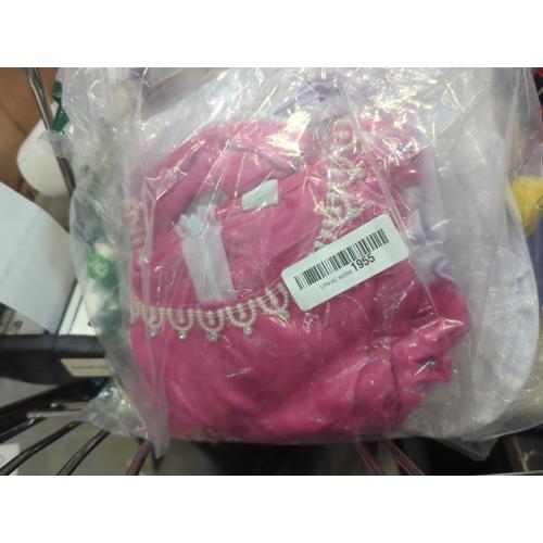 Size Medium Kids Color Pink Naywig Mermaid Princess Dress Ariel Costume For Kids Girls Birthday Halloween Party Cosplay Dress Up