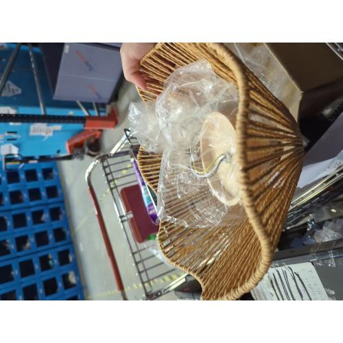 Garneck Stylish Handwoven Lampshade for Table Lamps Minimalist Ceiling Light Cover for Bedroom Living Room and Festival Decor Soft Diffused Lighting for Inviting Atmosphere