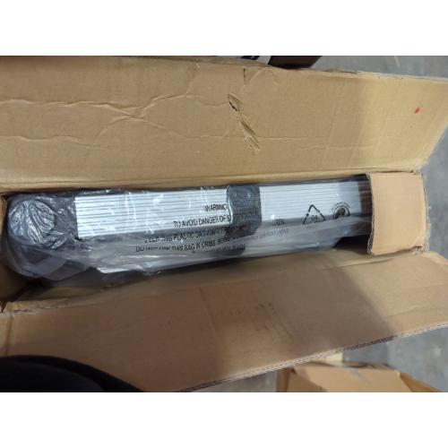 Silver 12.5ft Telescoping Ladder, LUISLADDERS Aluminum Telescopic Extension Ladder One-Button Retraction with Hooks EN131 330lbs Max Capacity, Multi Purpose Collapsible Ladder for RV or Outdoor Work