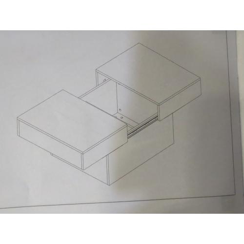 Black Coffee Table With Opening Top