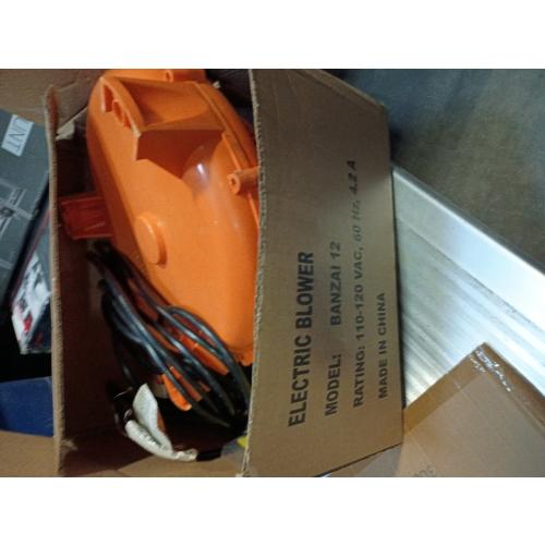 OUNONA Plastic Mini Centrifugal Air Blower Air Pump for Inflatables Bounce House Fan