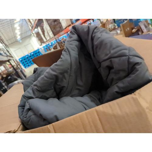 NTBAY Twin Comforter - Down Alternative Comforter Duvet Insert, All Season Bedding Quilted Duvet Insert with Corner Tabs, Machine Washable, Dark Grey