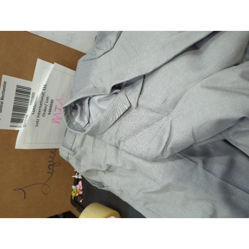 Size/ m color grey Boys Formal Suit Set Kids 5 Piece Suit Jacket Pants Set with Dress Shirt and Tie Prom Wedding Tuxedo Suits
