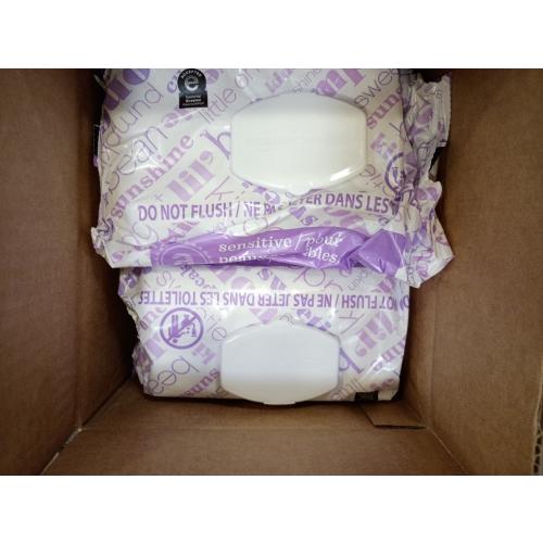 Amazon Elements Baby Wipes, Sensitive, Unscented, Cleans Gently, 810 Count, Flip-Top Packs, Pack of 4