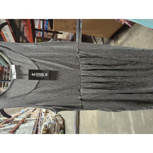 Size XL Womens Summer Tank Dress Sleeveless Casual High Waist A-line Beach Sundress