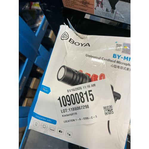 Boya MM1 Universal Cardiod Microphone – Black