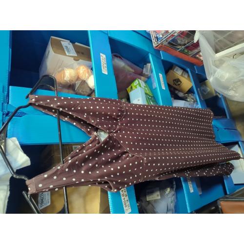 Size S ...Brown Polka Dot Mini Dress for Women Y2k V - Neck Sleeveless Mini Dress Vintage Streetwear Summer Outfit 2025