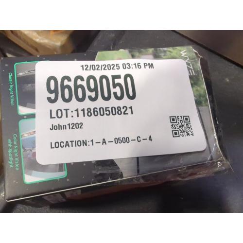 Color Grey Wyze Cam V4 Plug-in Indoor and Outdoor Smart-Enabled Security Camera