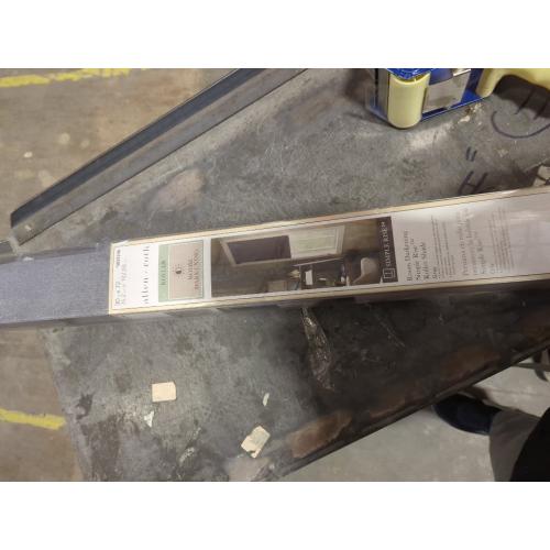 allen   roth 30-in x 72-in Gray Room Darkening Cordless Roller Shade