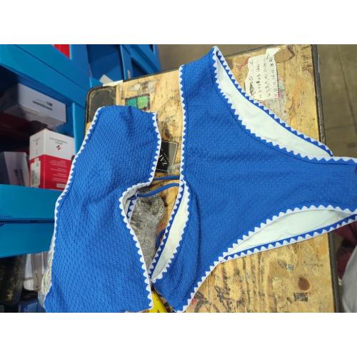 SOXE XL ...ZAFUL Women's High Cut Bandeau Bikini Set Strapless Solid Color 2 Pieces Bathing Suit Swimsuit