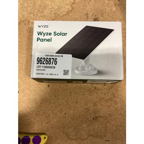 Wyze Camera Solar Panel Compatible with Wyze Cam Outdoor v1/v2 and Battery Cam Pro, 6W 5v, IP65 Waterproof