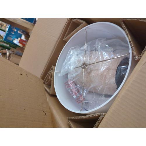 QiMH Farmhouse Table Lamps for Living Room, Bedside Lamps for NightStand, 23 Rustic Vintage Table Lamp with Natural Earth Finish, End Table Lamp for Bedroom Reading Office Entryway, Included LED Bulb