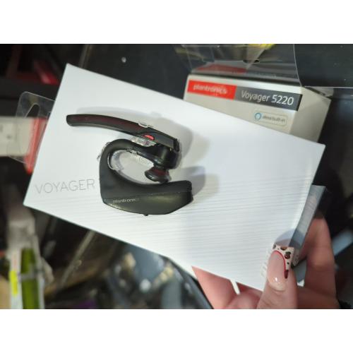 Poly - Formerly Plantronics - Voyager 5220 Wireless Noise Cancelling Bluetooth Headset with Amazon Alexa - Black