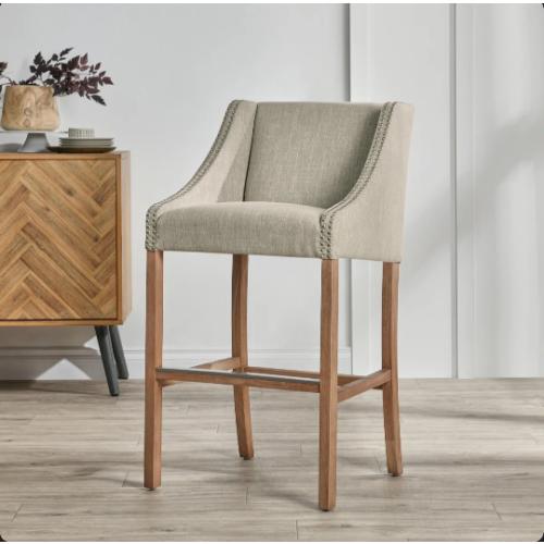 Len Upholstered Counter Stool