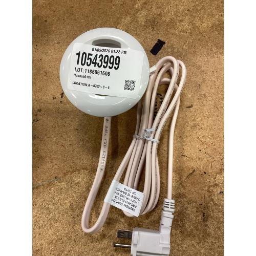 for Wiremold in Wall TV Power and Cable Grommet Kit with Mounting Brackets and Hole Saw, White