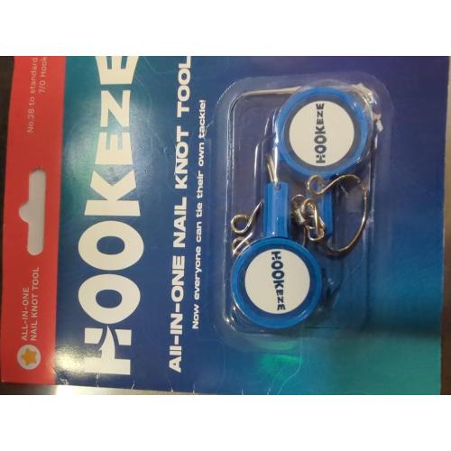 HOOK-EZE Fishing Knot Tying Tool | Protect from Fish Hooks | Tie Fishing Knots Easily | Cool Gadgets for Fishermen | Ice Fly Fishing | Fishing Accessories for Beginner Anglers | Nail Knot Tool