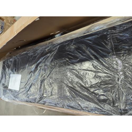 King Black Duluth Upholstered Wingback Bed