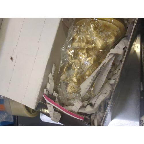 eSplanade 5 Ganesha Brass Showpiece | Home Decor | Ganesh Ganesha Ganpati Ganapati Murti Idol (Sitting Ganesha)