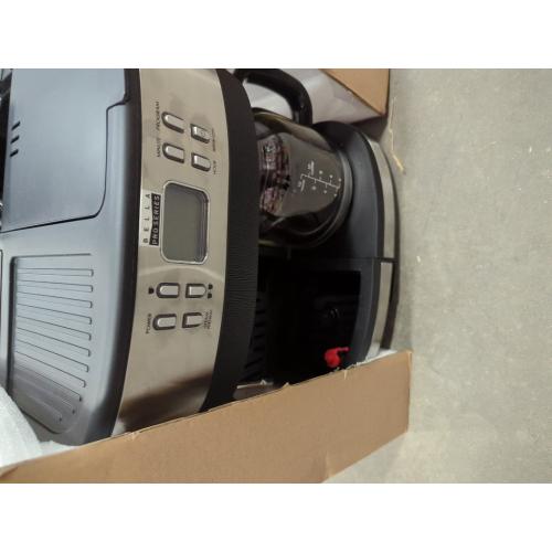 Bella Pro Series - Combo 19-Bar Espresso and 10-Cup Drip Coffee Maker - Stain..