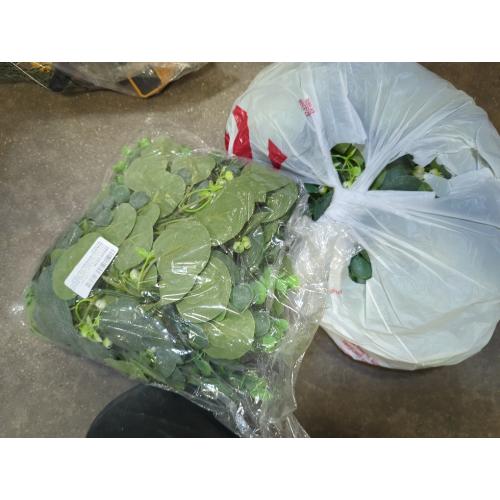 MAKHOT 5.9FT Eucalyptus Garland, Artificial Greenery Garland Flower, Green SpringGarland Wreath Vines Decorations, Fake Silver Dollar Eucalyptus Leaves Vines for Table Home Wedding Mantle Party Decor