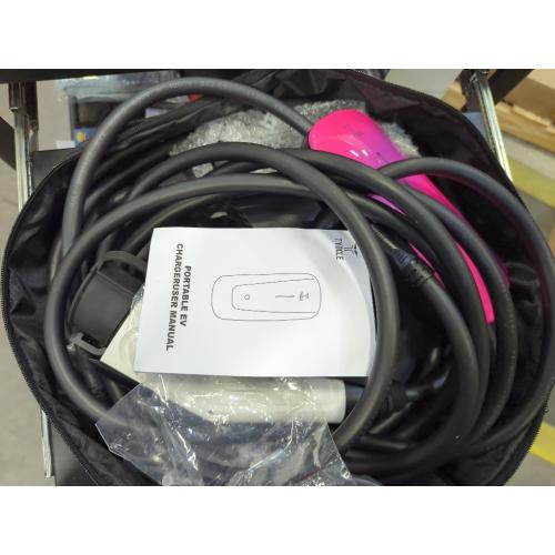 2025 New Level 1 & 2 EV Charger (16Amp, 110V-240V, 23Ft Cable) Portable AI Fast Charger Equipment, Charging for J1772 Electric Vehicle, Hybrids, Model with A NEMA 6-20P Mobile Car(NOT for Tesla)