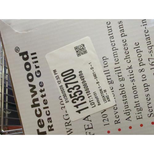 Raclette Table Grill, Techwood Electric Indoor Grill Korean BBQ Grill, Removable 2-in-1 Non-Stick Grill Plate, 1500W Fast Heating with 8 Cheese Melt Pans, Ideal for Parties and Family Fun