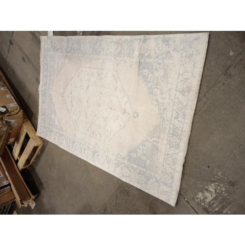 Nuloom SpinClean Sol Light Grey/Blue, 8'x10', Vintage, Soft and Cozy, High Traffic, Stain Resistant, Easy Clean, Durable, Machine Washable Area Rug for Bedroom, Living Room, Dining, Den, Foyer