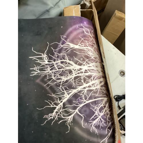 Vegan Suede Yoga Mat – Tree of Life/Root Chakra Design, Extra Thick 1/4” (6mm), Sweat-Grip Surface – Perfect for Yoga, Hot Yoga, Pilates & Sweaty Workouts - Free Strap Included