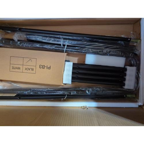 IRIS USA Clothes Rack, 4 Metal Shelves, Freestanding Clothing Stand For Hanging Clothes, Coat, Deco Plants, Easy Assemble, Metal Sturdy Garment Bar, Closet Wardrobe Small Space Storage, BLACK