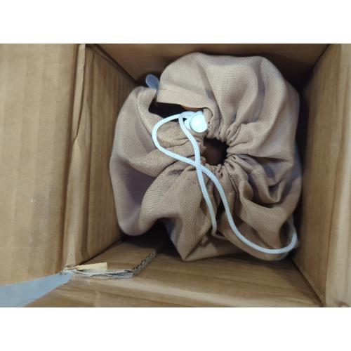 6.5ft Hula Tahtched Tiki Patio Umbrella, Beach Umbrella Hawaiian Style with Hanging Hook and Tilt Design, 8 Ribs with Carry Bag for Outdoor Tiki Bar, Tropical Palapa, Garden, Pool, Natural