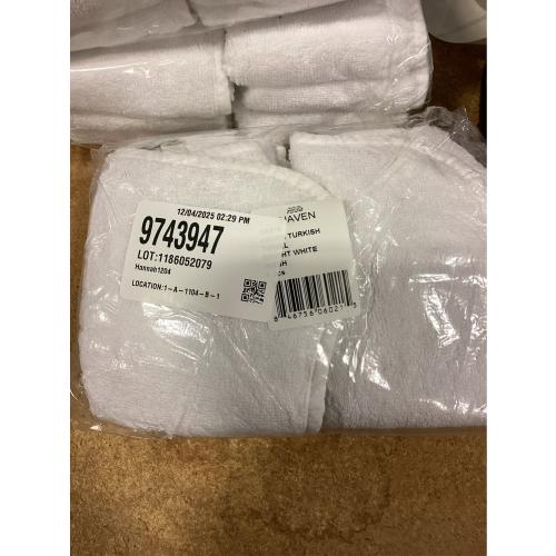 Haven Turkish Cotton Washcloth in Bright White PACK OF 6