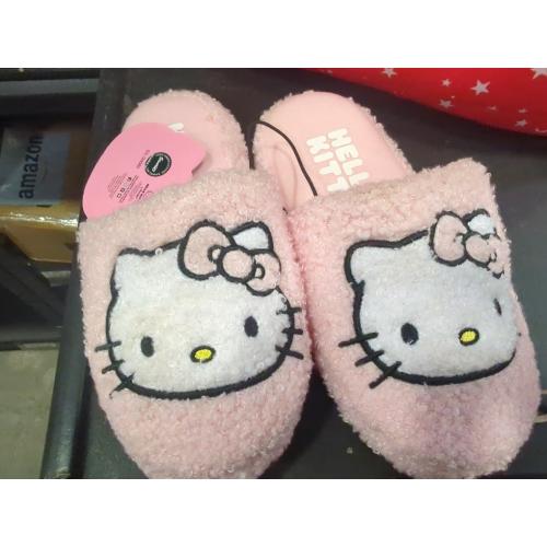 Size 13-1 Color Pink  Hello Kitty Slippers